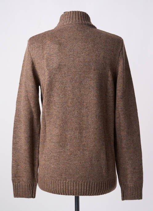 Gilet manches longues marron CAMBRIDGE pour homme