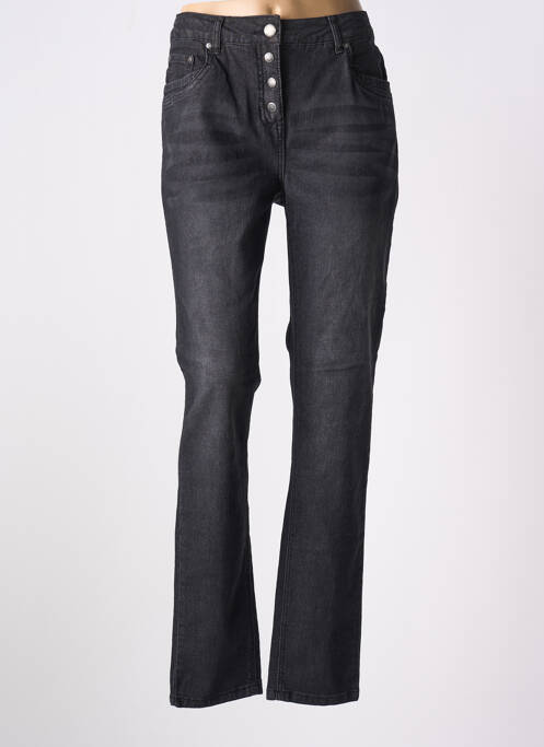 Jean coupe flare gris ZHENZI pour femme