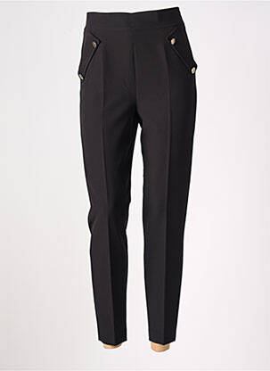 Pantalon 7/8 taille haute taille haute noir KOCCA femme