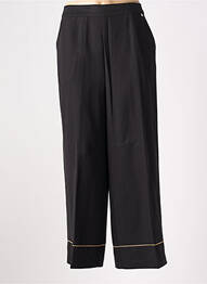 Pantalon droit taille élastique taille normale noir KOCCA femme