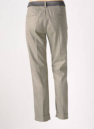 Pantalon 7/8 taille élastique taille normale beige SIGNATURE femme