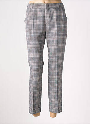 Pantalon 7/8 taille élastique taille normale gris SIGNATURE femme