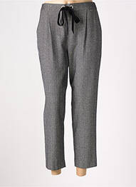 Pantalon 7/8 taille élastique taille normale gris KOCCA femme