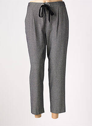 Pantalon 7/8 taille élastique taille normale gris KOCCA femme