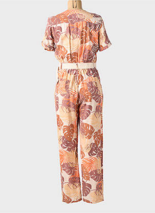 Combi-pantalon poches manches courtes orange KOCCA femme