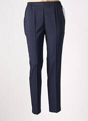 Pantalon droit bleu GEVANA pour femme seconde vue