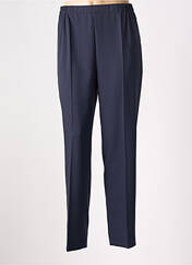 Pantalon droit bleu GEVANA pour femme seconde vue