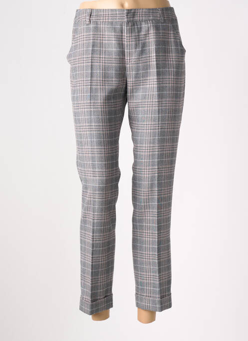 Pantalon 7/8 gris SIGNATURE pour femme