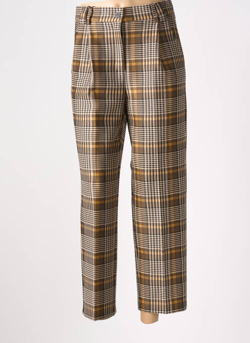 Pantalon 7/8 marron ANDAM pour femme