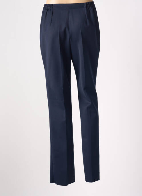 Pantalon droit bleu GEVANA pour femme