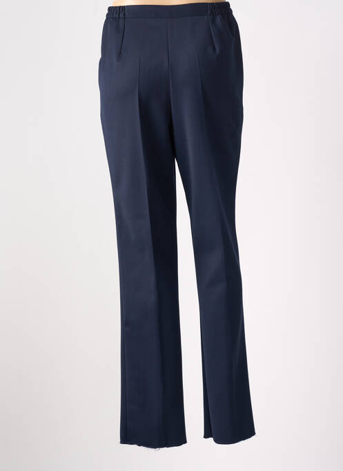 Pantalon droit bleu GEVANA femme