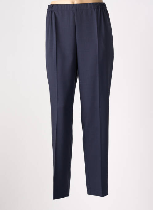 Pantalon droit bleu GEVANA pour femme
