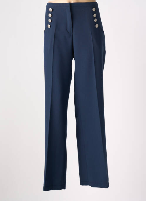 Pantalon droit bleu SIGNATURE pour femme