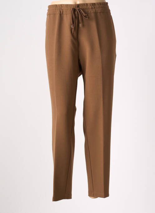 Pantalon droit marron ANDAM pour femme