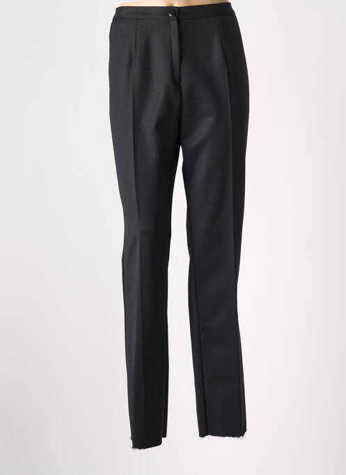 Pantalon droit noir GEVANA pour femme