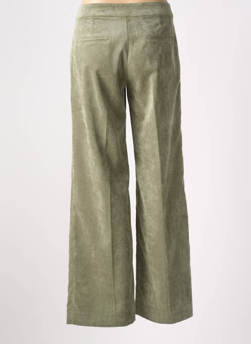 Pantalon droit vert SIGNATURE pour femme