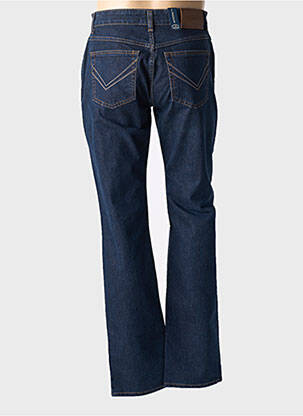Jeans coupe droite stretch taille normale bleu REDMAN homme