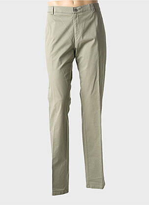 Pantalon chino stretch taille normale vert MEYER homme