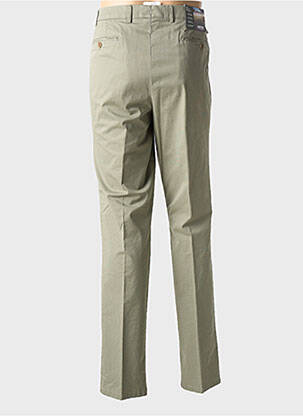 Pantalon chino stretch taille normale vert MEYER homme