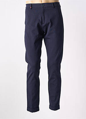 Pantalon chino stretch taille normale bleu LION OF PORCHES homme