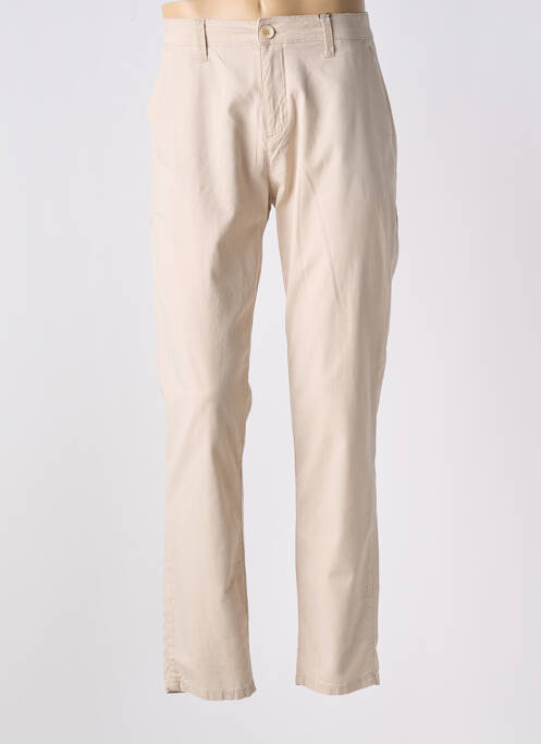 Pantalon chino beige BENSON & CHERRY pour homme
