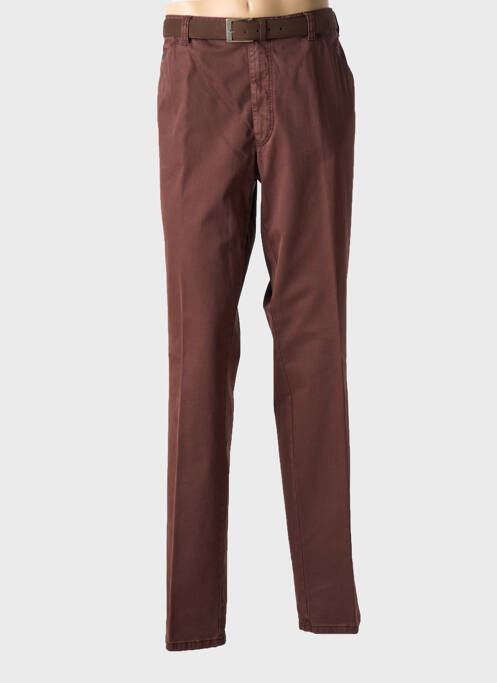 Pantalon chino marron MEYER pour homme