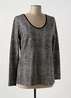 T-shirt manches longues manches longues noir FRED SABATIER femme