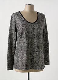 T-shirt manches longues manches longues noir FRED SABATIER femme