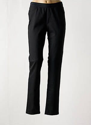 Pantalon droit stretch noir SAINT HILAIRE femme