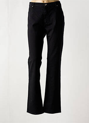 Pantalon flare stretch taille basse noir SAINT HILAIRE femme
