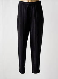Pantalon large fermeture zip latéral noir KOKOMARINA femme
