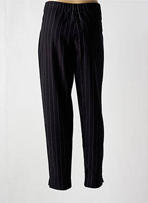 Pantalon large fermeture zip latéral noir KOKOMARINA femme