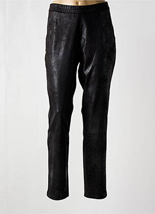 Pantalon slim taille élastique taille normale noir SIGNE NATURE femme