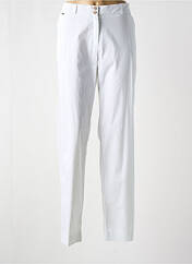 Pantalon chino blanc FRED SABATIER pour femme seconde vue