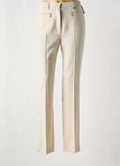 Pantalon droit beige SAINT HILAIRE pour femme seconde vue
