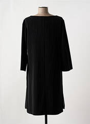 Robe mi-longue noir LAUREN VIDAL pour femme seconde vue