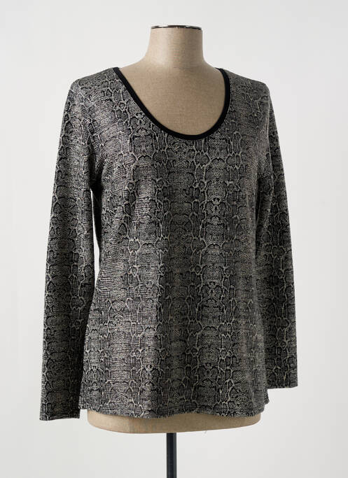T-shirt manches longues manches longues noir FRED SABATIER femme
