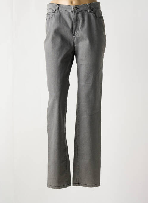 Pantalon large tissage popeline gris SAINT HILAIRE femme