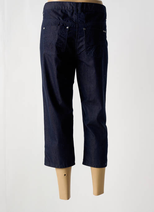 Pantacourt bleu JENSEN pour femme