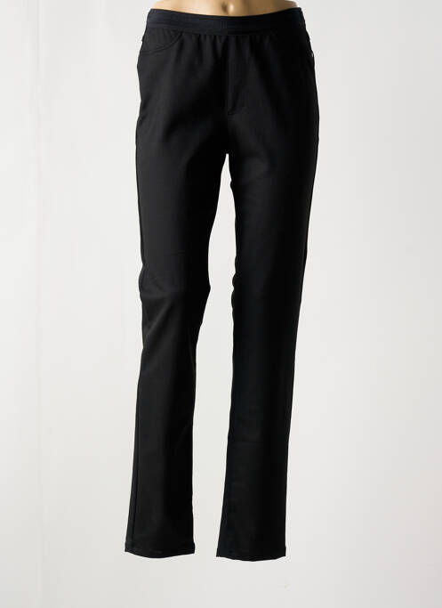Pantalon droit noir SAINT HILAIRE pour femme