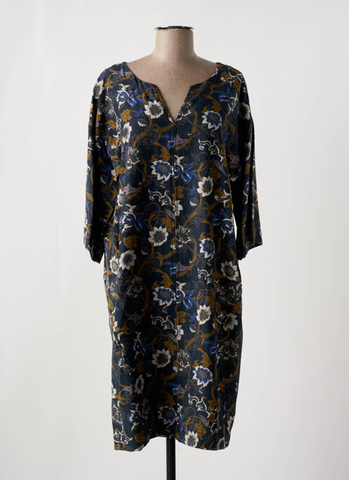 Robe mi-longue bleu THOUGHT pour femme