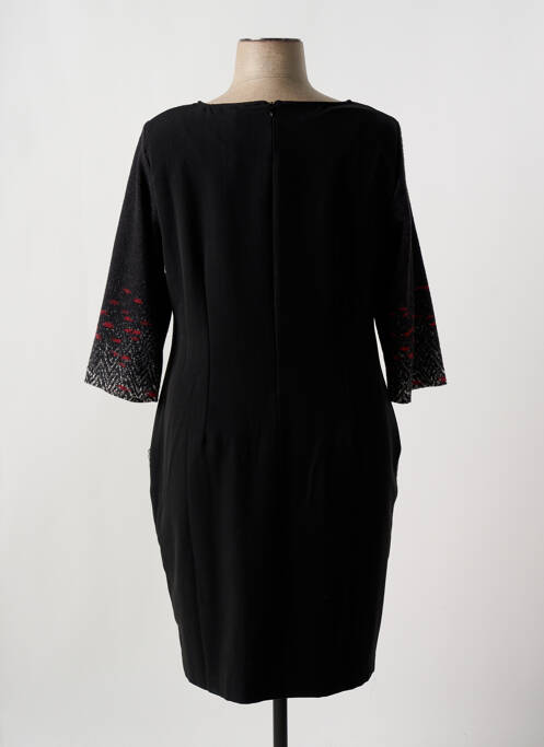 Robe mi-longue noir ETICI pour femme