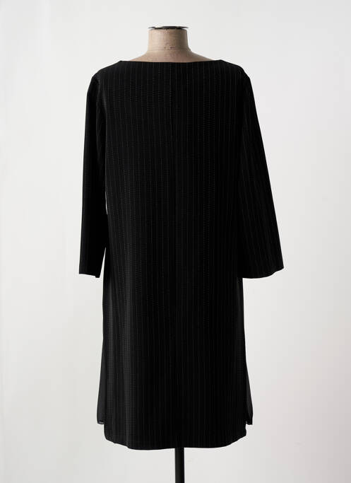 Robe mi-longue noir LAUREN VIDAL pour femme