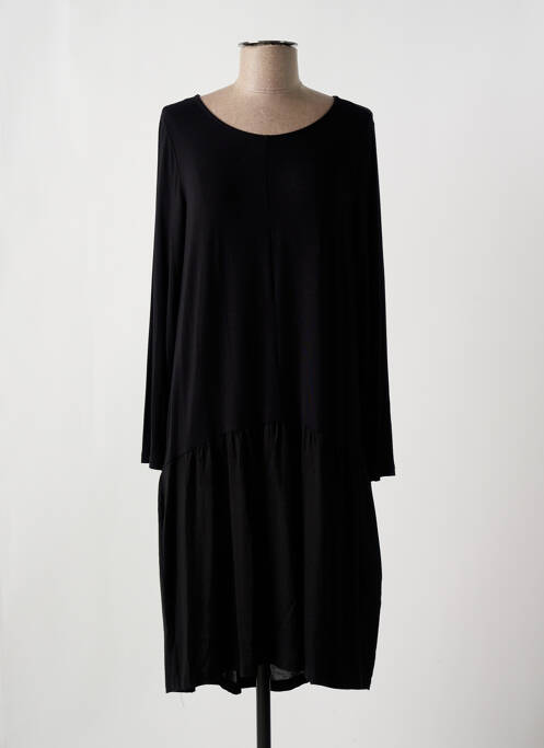 Robe mi-longue noir ORTO BOTANICO pour femme