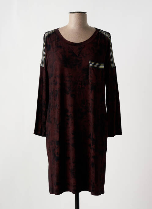 Robe mi-longue rouge MC PLANET pour femme