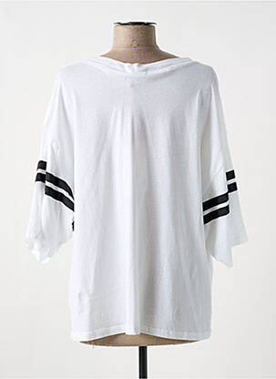 T-shirt imprimé fantaisie manches courtes blanc LIV BERGEN femme