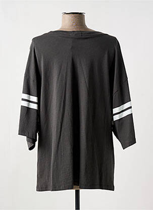T-shirt imprimé fantaisie manches courtes gris LIV BERGEN femme