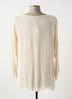 Top coupe fluide manches longues beige SET femme
