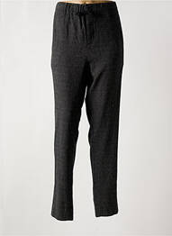 Pantalon droit taille élastique gris BELLEROSE femme