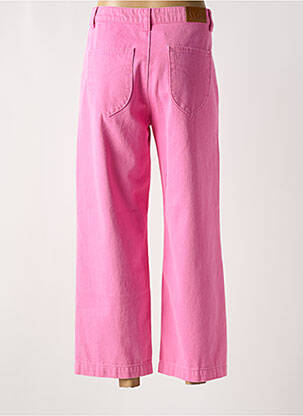 Pantalon droit poches rose WILD femme